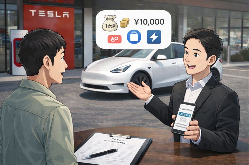 テスラ　紹介コード