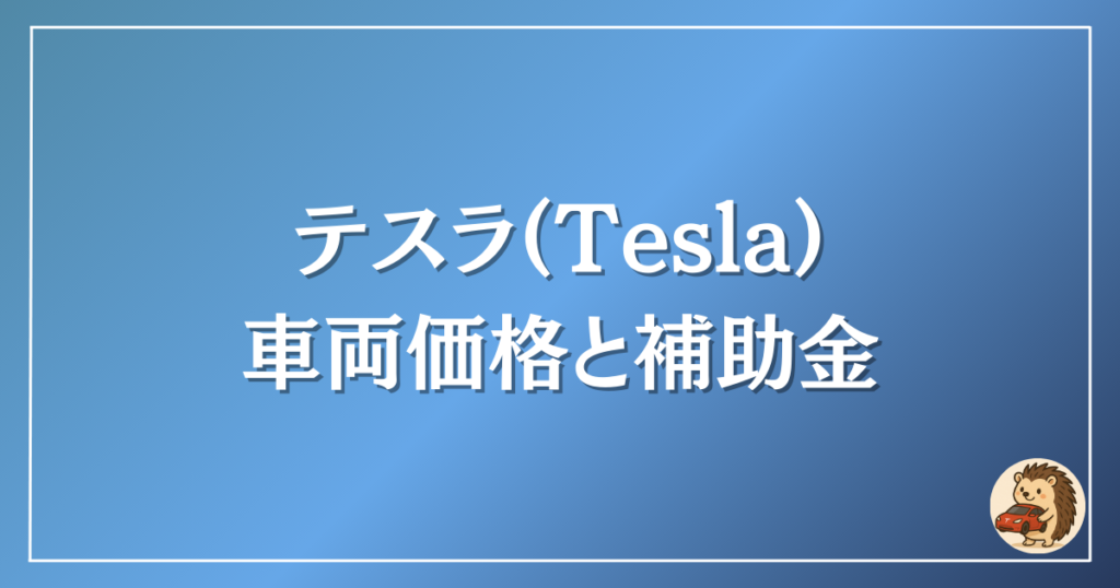 テスラ　車両価格