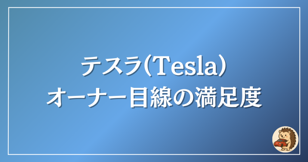 テスラ オーナー