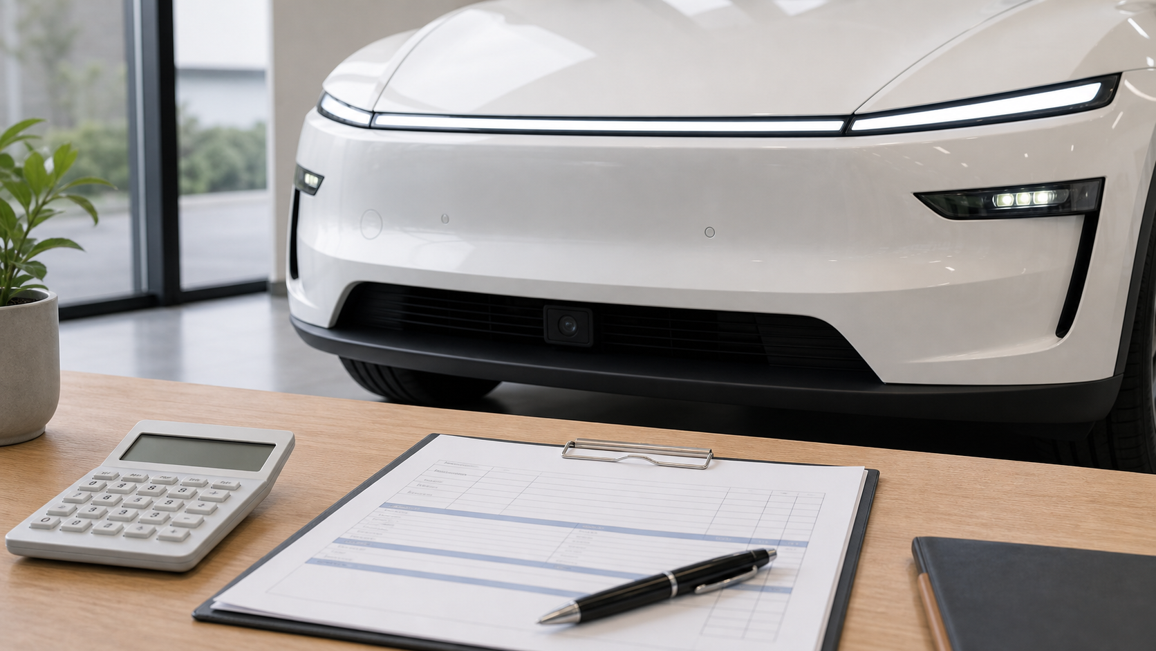 新型Model Yのバンパーやセンサー修理費を車両保険で確認するイメージ